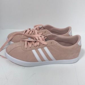 Brand new Adidas Neo pink suede